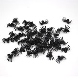 Plastic Black Spider Trick Toy Halloween Haunted House Prop Decorations Christmas Children's Day Gift