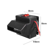 1PCS Car Heater Hot Air Blowers Electric Heaters Defrosters Car Fan Heater Car Hair Dryers Auto Windscreen Window Defroster