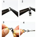 1Pc New Bird Parrot Foot Chain Stainless Steel Ankle Foot Ring Stand Outdoor Flying Training Bird Accessories