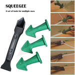 1set Finishing Durable Floor Clean Eco-friendly Caulking Construction Silicone Remover Caulk Finisher Smooth Scraper Grout Kit