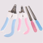 2 Pieces / Set of Stainless Steel Pet Cat Dog Toenail Care Set