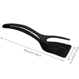 2 in 1 Non-Stick Fried Egg Turners Pancake Toasted Bread Grip and Flip Spatula Kitchen Utensils Cooking Tool Kitchen Accessories