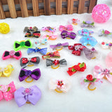 20 Pcs /50 Pcs /100/Pcs Handmade Pet Grooming Accessories Products Dog Bow  Hair Little Flower Bows For Dog Gift
