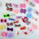 20 Pcs /50 Pcs /100/Pcs Handmade Pet Grooming Accessories Products Dog Bow  Hair Little Flower Bows For Dog Gift