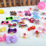 20 Pcs /50 Pcs /100/Pcs Handmade Pet Grooming Accessories Products Dog Bow  Hair Little Flower Bows For Dog Gift