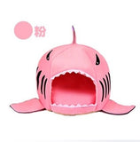 ssss  2018 Novelty Soft Dog Cat Bed Shark Mouse Shape Washable Dog house Pet Sleeping Bed With Removable Cushion free shipping