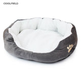 ssss  2018 Pet Dog Bed Warming Dog House Soft Material Dog Cat Kennel Warm Winter for Dog Pet Products Cat Goods for pets mascotas