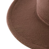 Streetwear Solid Color Women Jazz Cap Outdoor Casual Top Hat