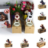 2019 Cute Dog Model Piggy Bank Money Save Pot Dog Piggy Bank For Money Automated Coin Boxes Safe For Money Box Birthday Gifts
