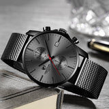 2019 Men Watch CHEETAH Brand Fashion Sports Quartz Watches Mens Leather Waterproof Chronograph Clock Business Relogio Masculino