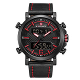 dasda  2019 NAVIFORCE New Men's Fashion Sport Watch Men Leather Waterproof Quartz Watches Male Date LED Analog Clock Relogio Masculino