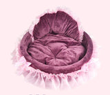 ssss  2019 New Cute Lace Princess Dog Basket Bed Cat Puppy Pet Beds Pet Dream Nest Pet Kennel Cat Dog Beds Luxury Cat Sofa Dog Bed