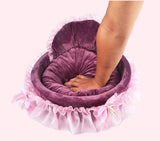 ssss  2019 New Cute Lace Princess Dog Basket Bed Cat Puppy Pet Beds Pet Dream Nest Pet Kennel Cat Dog Beds Luxury Cat Sofa Dog Bed