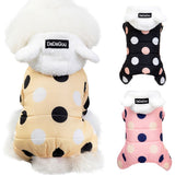 2019 New Dog Clothes Winter Pet Puppy ClothesProducts Big Dot Four-legged Coat Autumn And Winter Keep Warm Cat Dog Clothing - app80