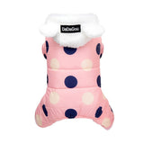 2019 New Dog Clothes Winter Pet Puppy ClothesProducts Big Dot Four-legged Coat Autumn And Winter Keep Warm Cat Dog Clothing - app80