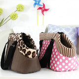 ssss  2019 New Fashion pet bag dog carrier travel carrying bag for dogs cats leopard print small dog bag pink polka dots cat handbag