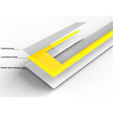 dasda  2019 New Motorcycle Helmet Light LED DIY Black Helmet LED Light Motorbike Safety Reflective Strip Modification