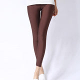 2019 New Spring Solid Candy Neon Leggings for Women High Stretched Female Legging Pants Girl Clothing Leggins Plug Size - app80