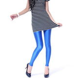 2019 New Spring Solid Candy Neon Leggings for Women High Stretched Female Legging Pants Girl Clothing Leggins Plug Size - app80