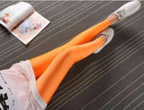 2019 New Spring Solid Candy Neon Leggings for Women High Stretched Female Legging Pants Girl Clothing Leggins Plug Size - app80