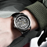 hello word  2019 PAGANI DESIGN Brand Fashion Leather Gold Watch Men Automatic Mechanical Skeleton Waterproof Watches Relogio Masculino Box