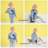 2019 Spring Children's Clothing Printed Cartoon Animal Clothes 2-8y Baby Boys Dinosaur Sweatshirt Long Sleeved Clothes Tops