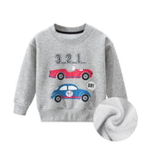 2019 Spring Children's Clothing Printed Cartoon Animal Clothes 2-8y Baby Boys Dinosaur Sweatshirt Long Sleeved Clothes Tops