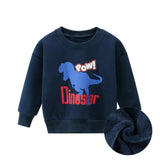 2019 Spring Children's Clothing Printed Cartoon Animal Clothes 2-8y Baby Boys Dinosaur Sweatshirt Long Sleeved Clothes Tops