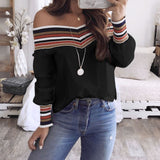 2019 Summer New Women Fashion Long Sleeve Off Shoulder Slash neck White Blouses Shirts Casual Slim Tops Shirts Blusas