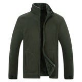 2019 Winter Jacket Men Soft Shell Fleece Warm Army Green Men Windbreaker Black Plus Size XL~6XL 7XL 8XL Coats Male