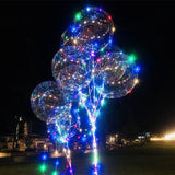 20inch 36 Inch Luminous Led Balloon Transparent Round Bubble Decoration Birthday Party Wedding Decor LED Balloons Christmas Gift