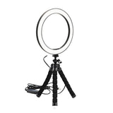 dasda  26cm/10inch LED Selfie Ring Light Dimmable LED Ring Lamp Photo Video Camera Phone Light ringlight For Live YouTube Fill Light