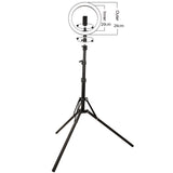 dasda  26cm/10inch LED Selfie Ring Light Dimmable LED Ring Lamp Photo Video Camera Phone Light ringlight For Live YouTube Fill Light