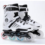 Men's / Women's Inline Skates Adults Wearable, LED Lights Flashing CNC Thicken Alloy - Black, White, Gold