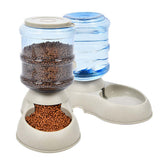 dasda  3.75L Dog Cat Large Automatic Feeder Drinker Food Water Dispenser Pet Bowl Dish