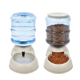 dasda  3.75L Dog Cat Large Automatic Feeder Drinker Food Water Dispenser Pet Bowl Dish