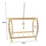 3-Piece Pet Toy Pet Ladder Swing Hammock Nest Swing Pet Hammock Pet Ladder Hamster Sugar Glider Chinchilla Squirrel Parrot