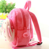 dasda  3D Pig School Bags for Kids Boys Girls Kindergarten Small Bag Cute Cartoon Animals Schoolbag Children Mini School Backpacks