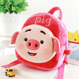 dasda  3D Pig School Bags for Kids Boys Girls Kindergarten Small Bag Cute Cartoon Animals Schoolbag Children Mini School Backpacks
