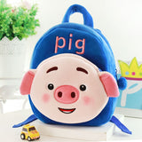 dasda  3D Pig School Bags for Kids Boys Girls Kindergarten Small Bag Cute Cartoon Animals Schoolbag Children Mini School Backpacks