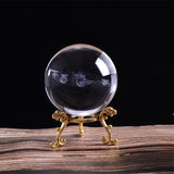 dasda  3D Solar System Crystal Ball Planets Glass Ball Laser Engraved Globe Miniature Model Home Decor Astronomy Gift Ornament 60/80mm