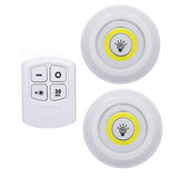 3W Cob Under Cabinet Light LED Wireless Bedroom lights With Remote Control Dimmable Wardrobe Night Lamp For Dormitory Closet
