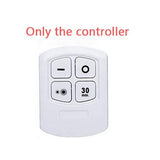 3W Cob Under Cabinet Light LED Wireless Bedroom lights With Remote Control Dimmable Wardrobe Night Lamp For Dormitory Closet