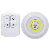 3W Cob Under Cabinet Light LED Wireless Bedroom lights With Remote Control Dimmable Wardrobe Night Lamp For Dormitory Closet