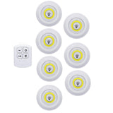 3W Cob Under Cabinet Light LED Wireless Bedroom lights With Remote Control Dimmable Wardrobe Night Lamp For Dormitory Closet