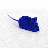 3pcs Cat Pet Supplies Simulation Rubber Flocking Vocal Mouse Toy