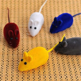 3pcs Cat Pet Supplies Simulation Rubber Flocking Vocal Mouse Toy