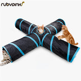 4 Holes House Foldable Pet Tunnel Cat Play Tent Nest Toys Kitten Cat Funny Toy Bulk Cat Toy Rabbit Play Tunnel With Ball For Cat