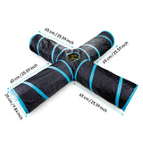 4 Holes House Foldable Pet Tunnel Cat Play Tent Nest Toys Kitten Cat Funny Toy Bulk Cat Toy Rabbit Play Tunnel With Ball For Cat