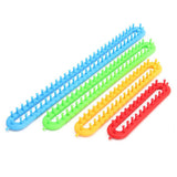 4 size Loom Knitting Knitter Kit Plastic Pompom Sock Hat Scarf Scarves Maker